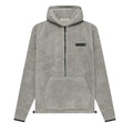 Fear of God Essentials Polar Fleece Half Zip Hoodie Dark Oatmeal
