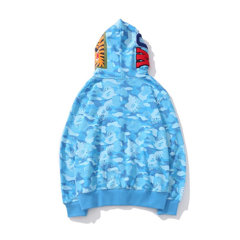 Bathing Ape Hoodie Casual Large Size Loose Sweater Jacket