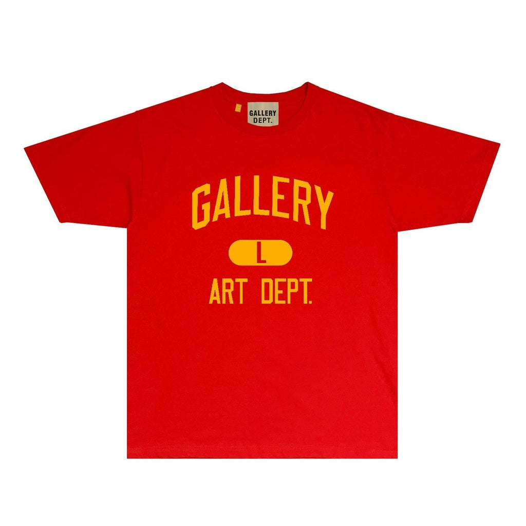 Gallery Dept T Shirt Retro Printed Loose Short-Sleeved Shirt (part2)
