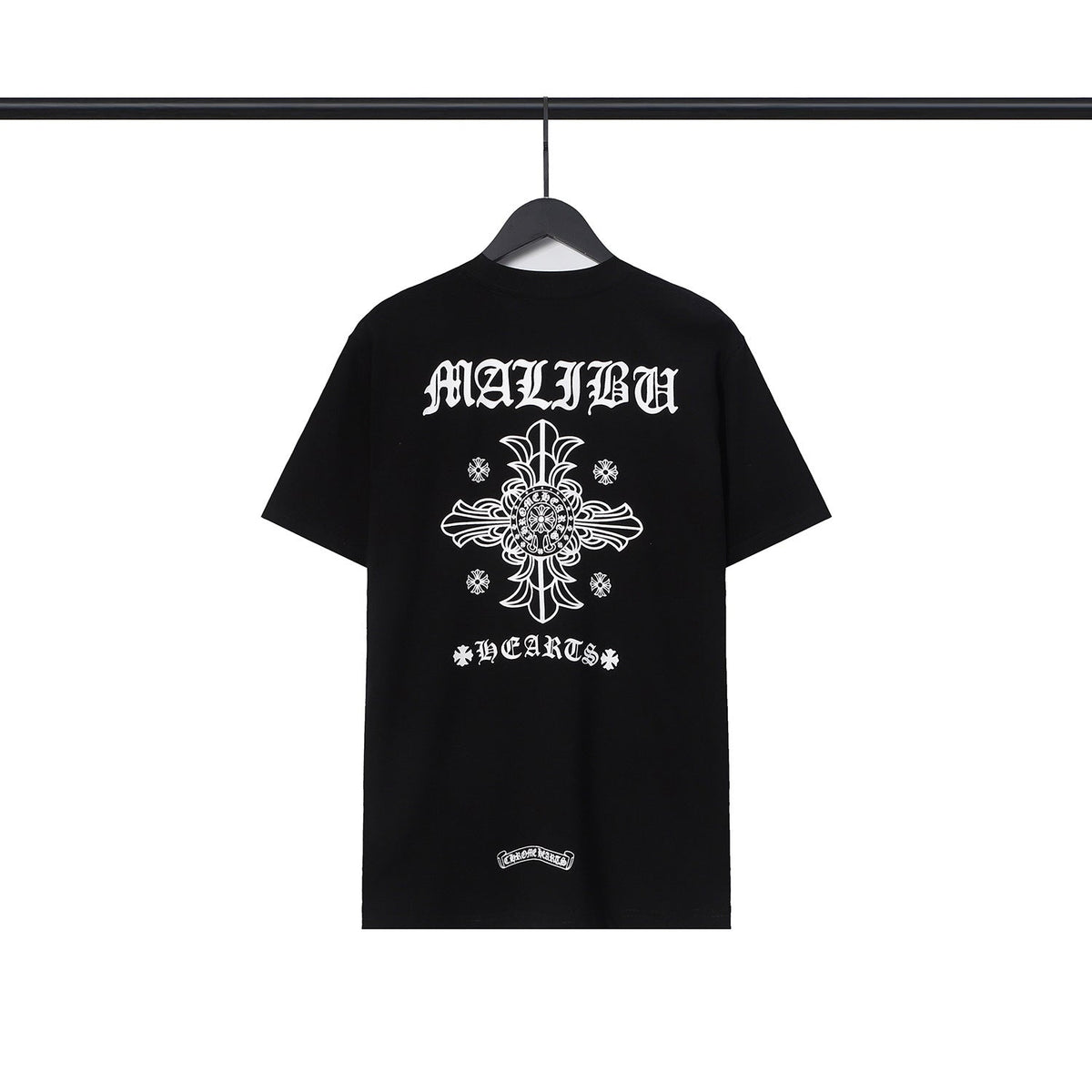 CHH Chrome Heart T Shirts Sanskrit Cross Horseshoe Letter Flower Short Sleeve T-Shirt