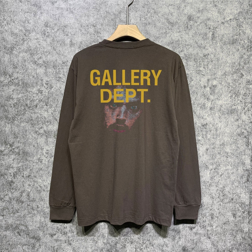 Gallery Dept Long Sleeved Shirt Fashion Brand Long Sleeve Long-Sleeved T-shirt Blouse