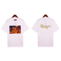 Denim Tears T-shirts Kapok Letter Portrait Short Sleeve T-shirt