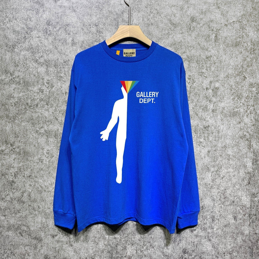 Gallery Dept Long Sleeved Shirt Fashion Brand Long Sleeve Long-Sleeved T-shirt Blouse
