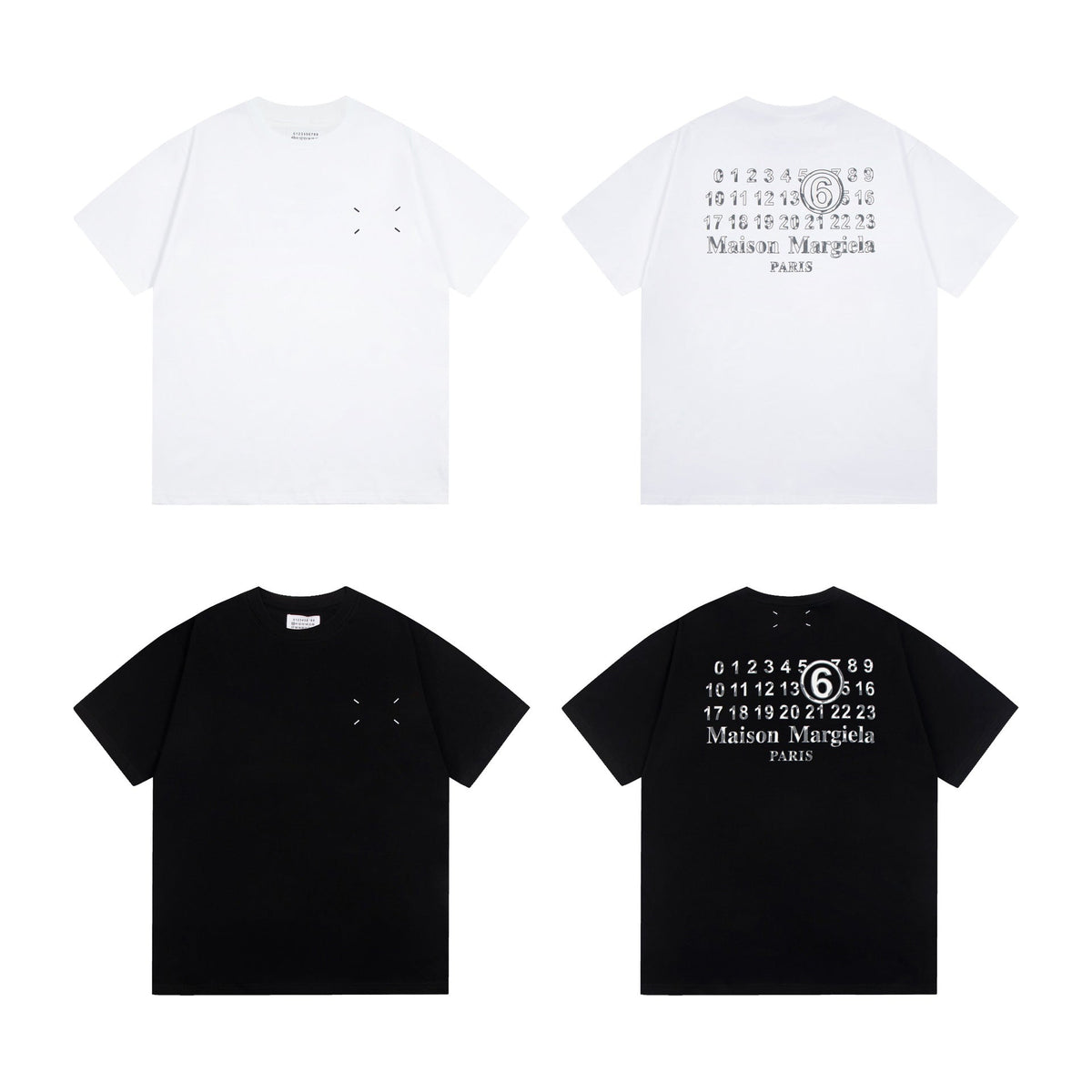 Maison Margiela T-shirt Crew Neck Loose Short Sleeve T-shirt