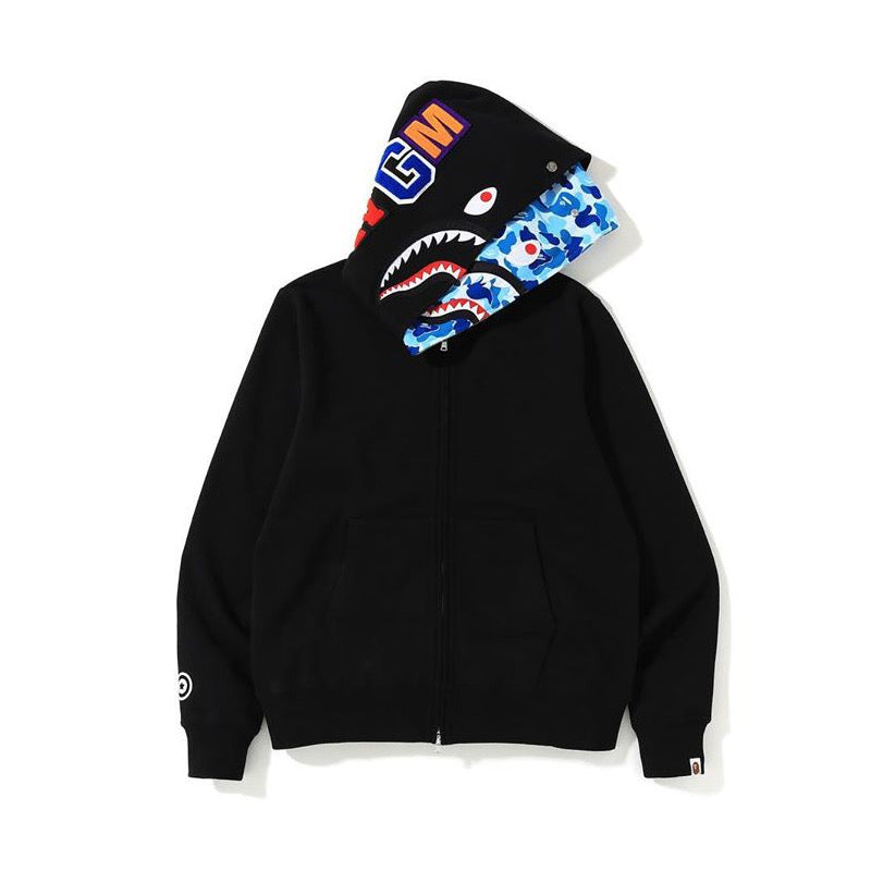 Bathing Ape Hoodie Camouflage Cardigan Men's and Women's Sweater Hoodie Coat