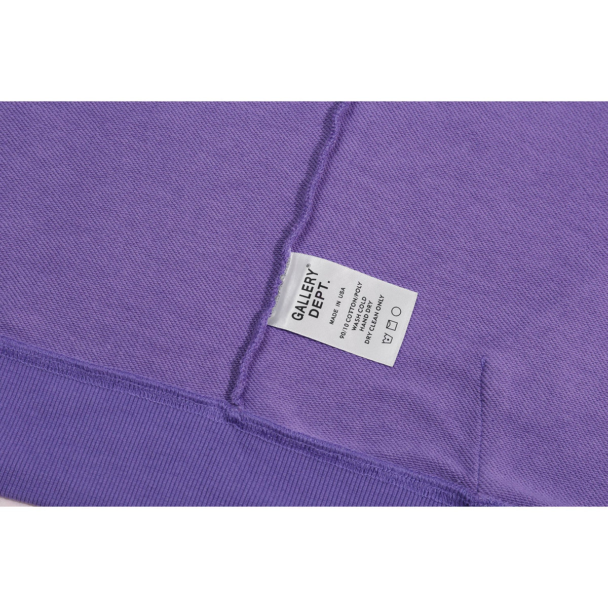 Gallery Dept Hoodie Letter Tie-Dye Washed Hooded Sweater Cardigan Jacket